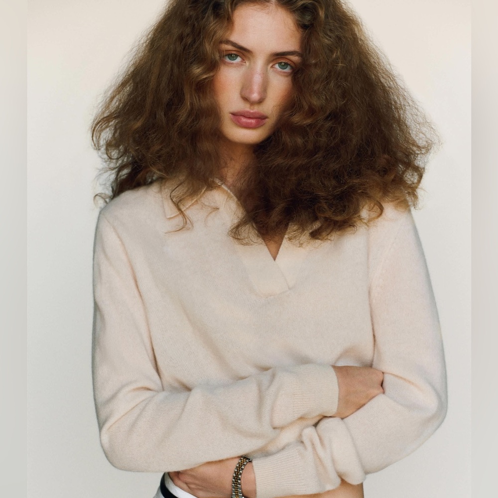 Reformation Westley Cashmere Polo